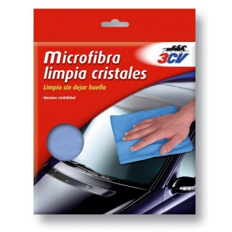 MICROFIBRA LIMPIACRISTALES 3CV